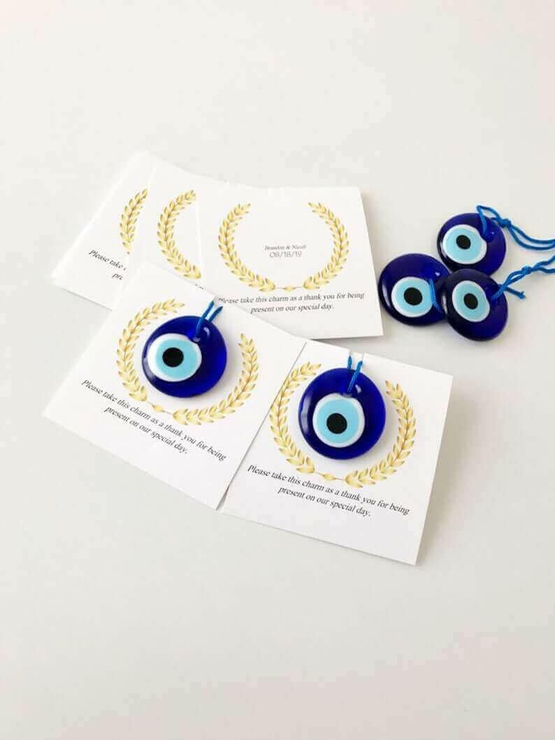 Personalized Greek wedding favors