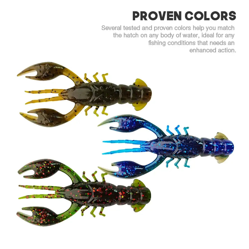 floating silicone shrimp lures