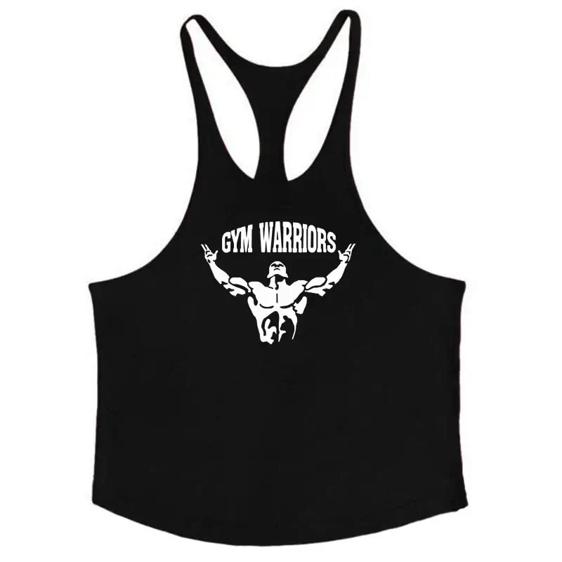 Muscleguys Brand Gym Clothing Fitness Stringer Tank Top Men Y Back Bodybuilding Shirt Summer Cotton Loose Vests Muscle Singlets