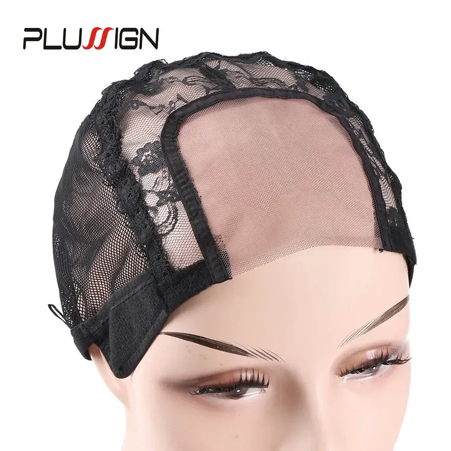 U Part Swiss Lace Wig Cap