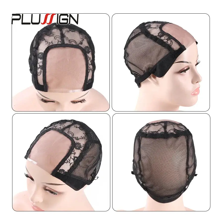 U Part Swiss Lace Wig Cap