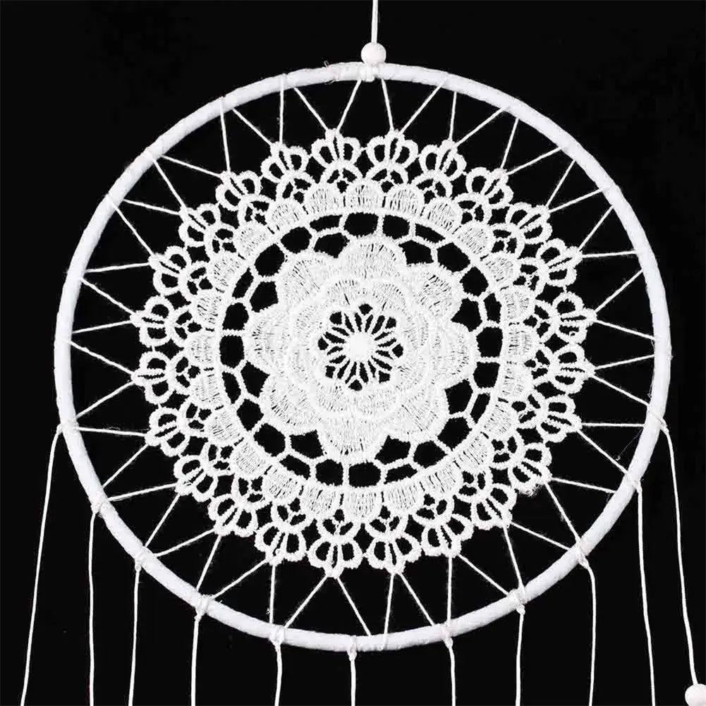 black white dream catcher wall decor