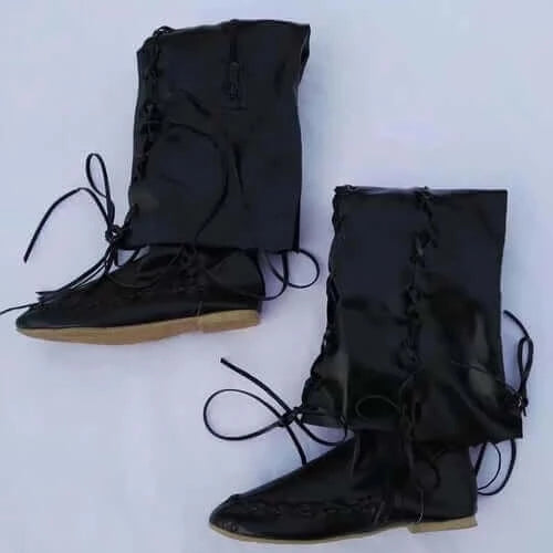 High Quality New PU Boots For Women Sexy Lace-up Over The Knee Boots