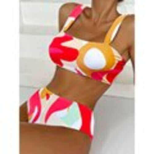 High Waist Women Swimsuit