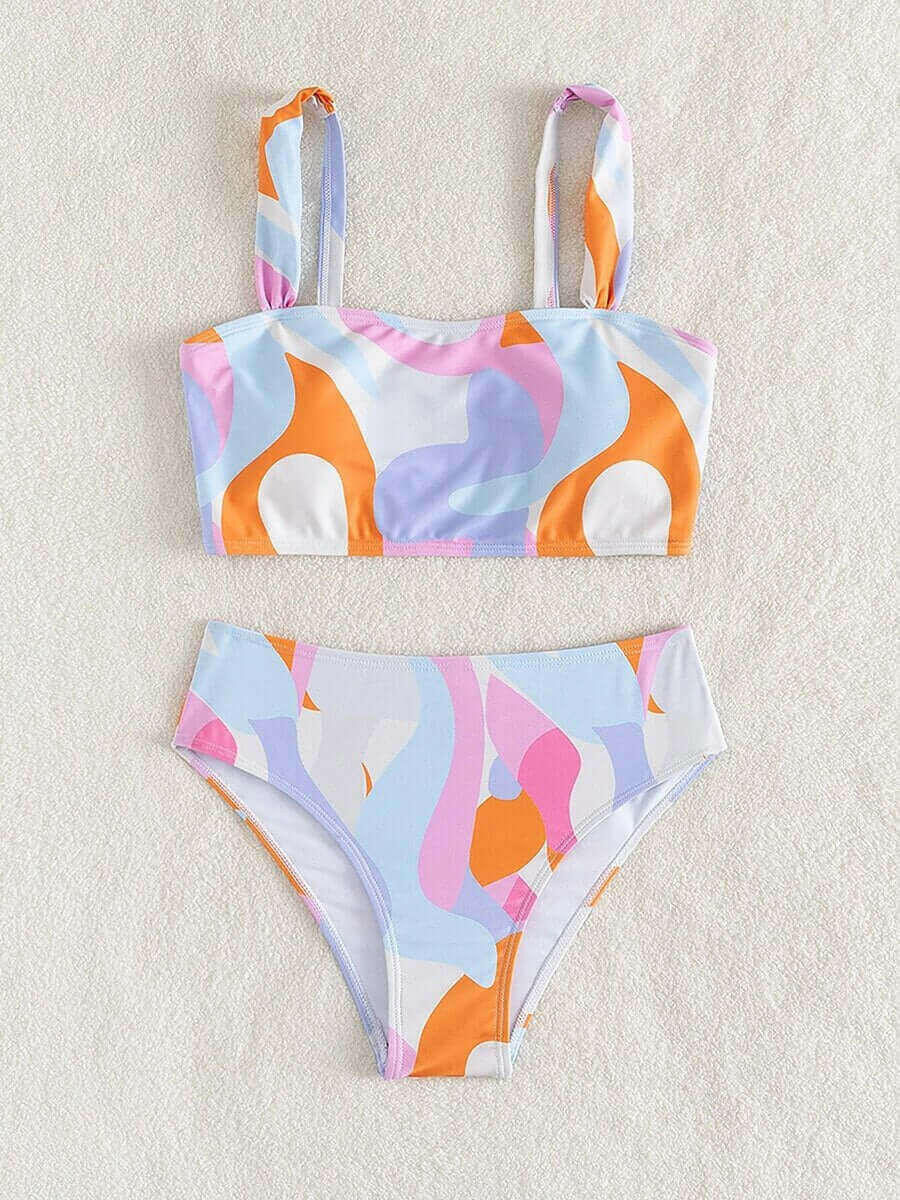 High Waist Women Swimsuit