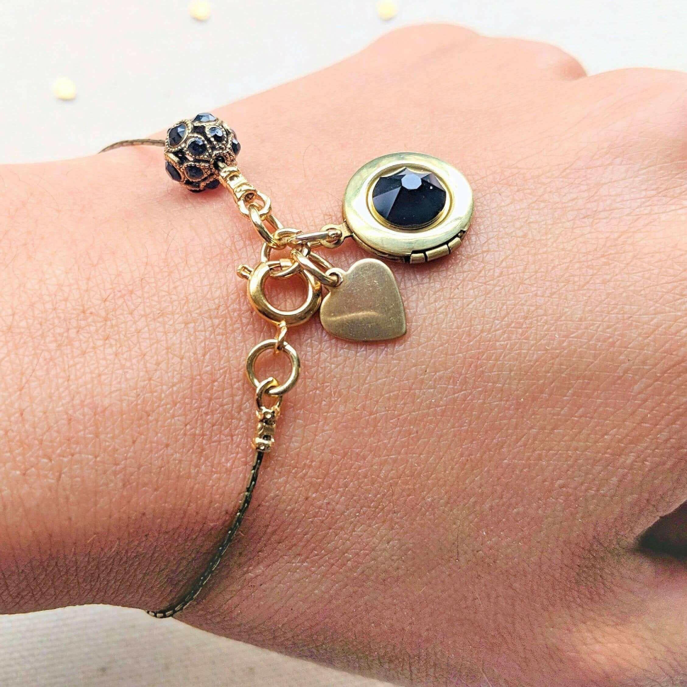 ENGRAVABLE "LOLA" LOCKET BRACELET