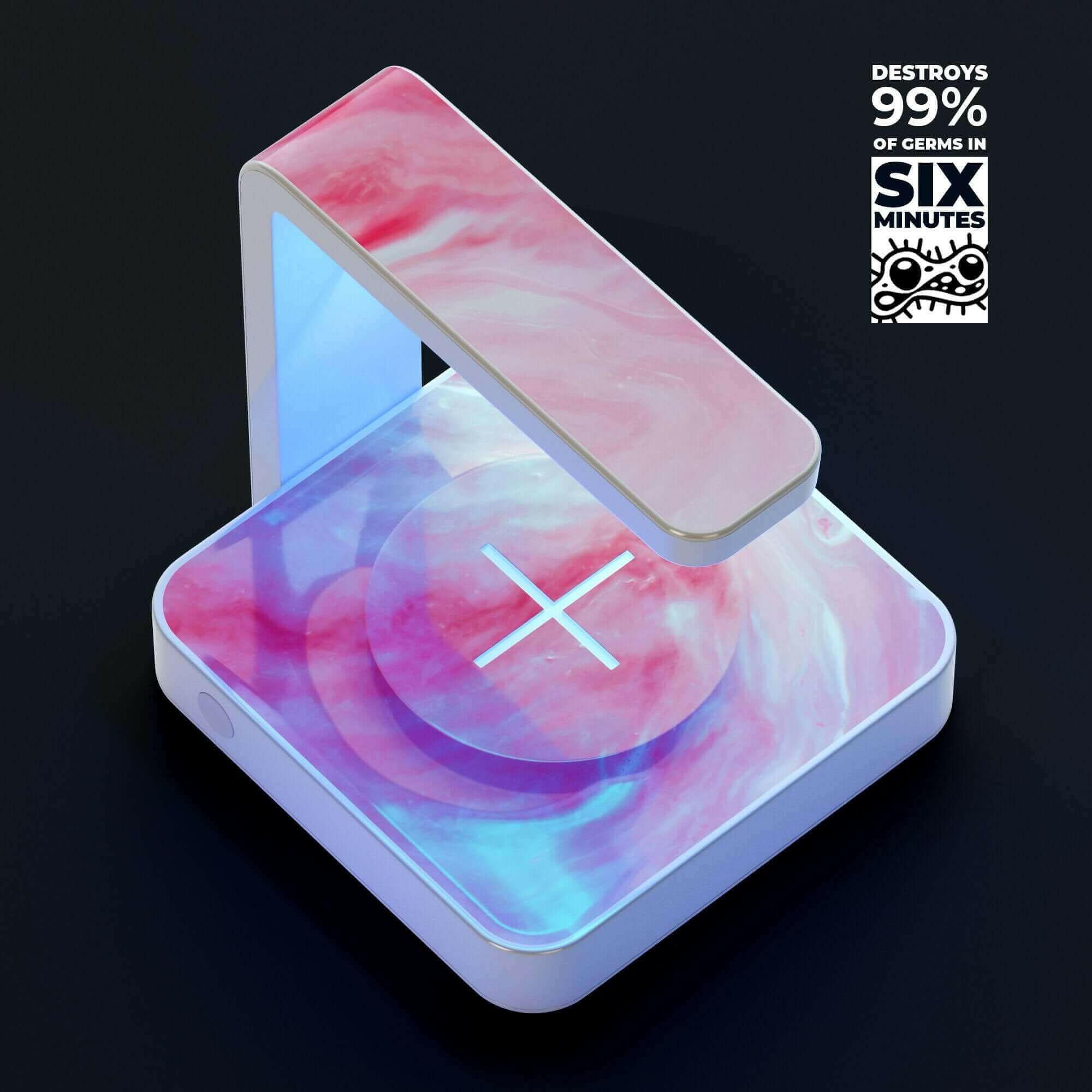 Marbleized Pink Paradise V6 UV Germicidal Sanitizing Sterilizing