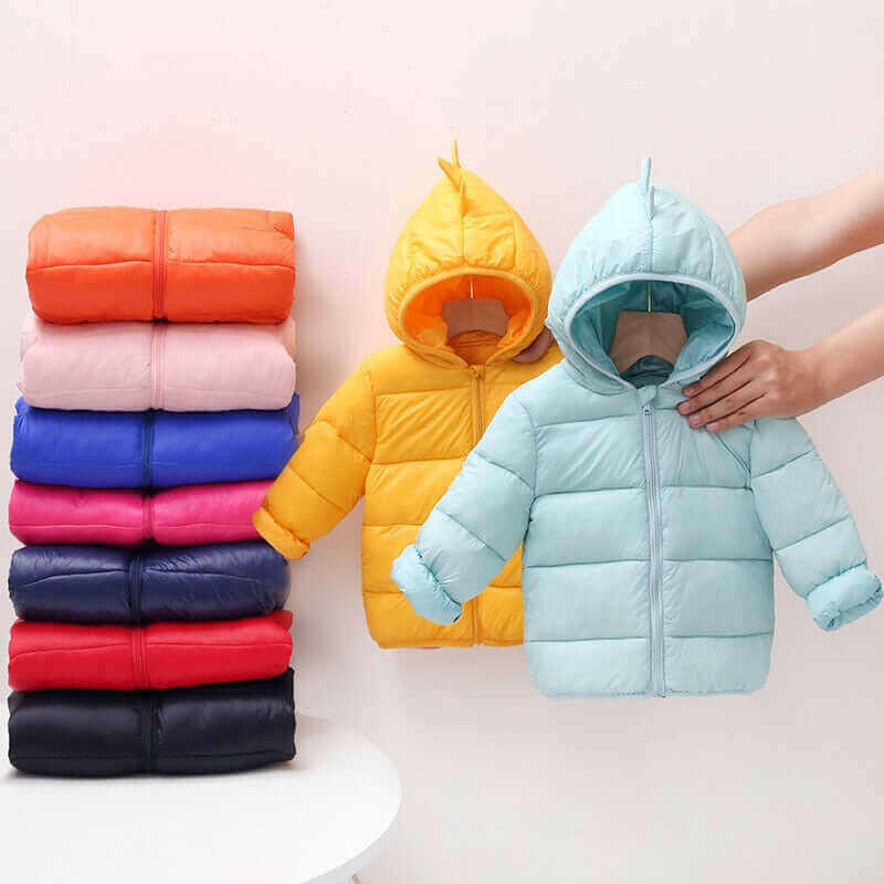 1 6 Years Kids Girls Boys Winter Hooded Coats Fashion