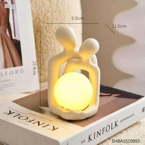 Nordic Style Creative Couple Table Lamp Bedroom Decoration Accessories