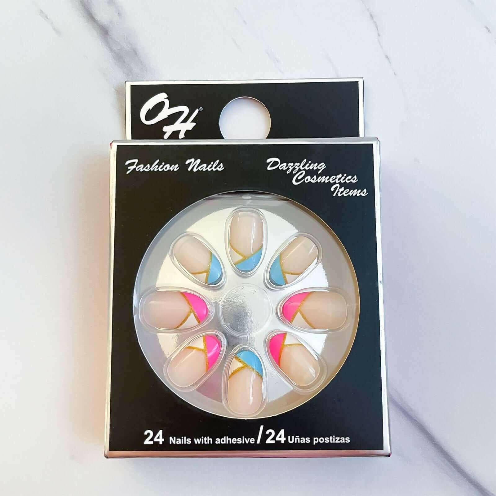 Glue on Nails Daily Chic, 24 PCs