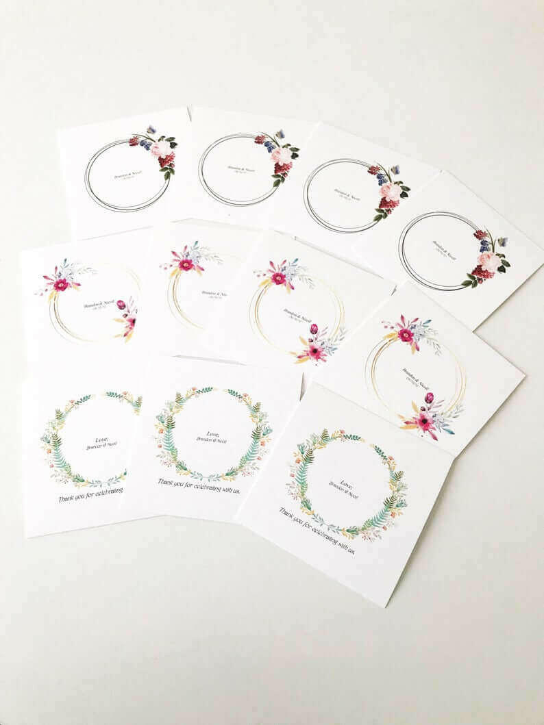 Personalized unique wedding gifts, 10 PCS