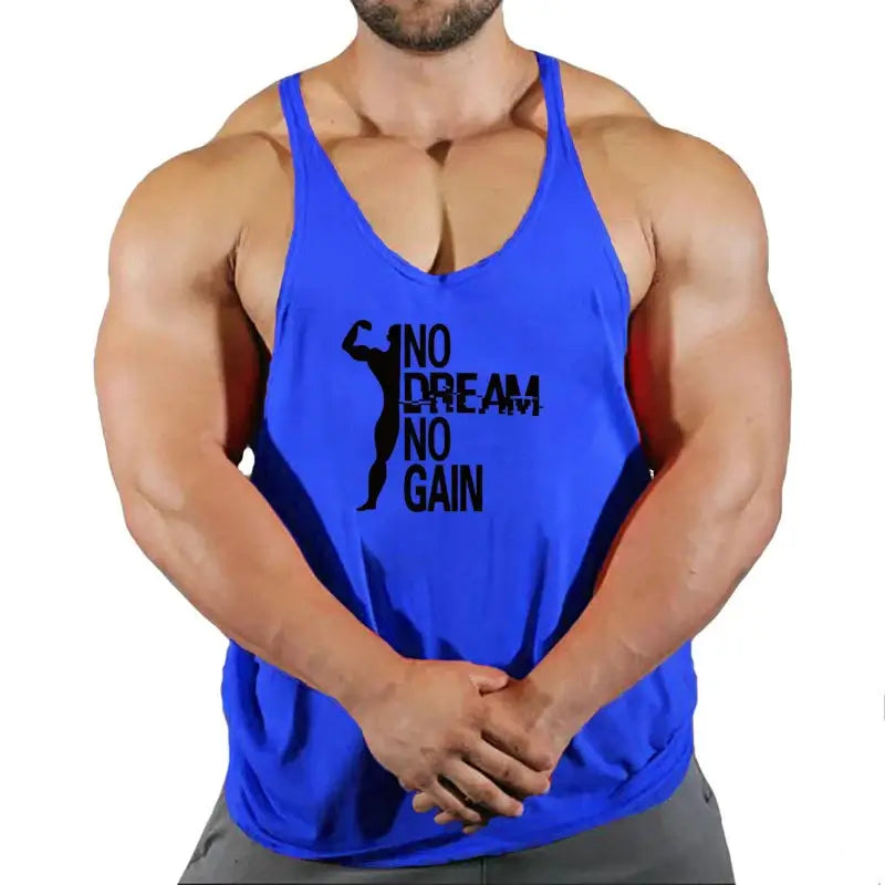 Brand Vest Muscle Sleeveless Singlets Fashion Workout Sports Shirt