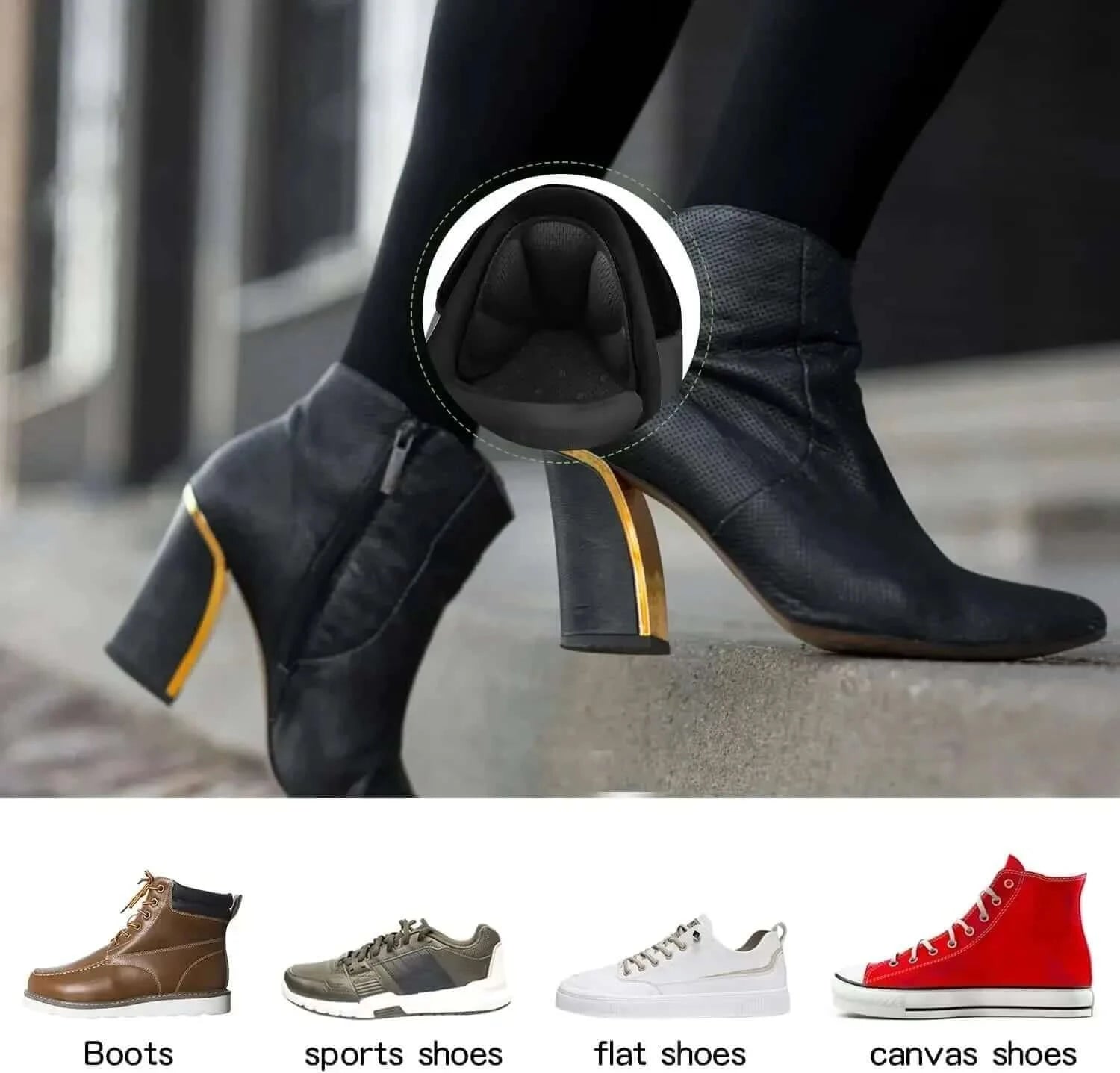 2/20pcs Insoles Patch Heel Pads for Sport Shoe Adjustable Size Feet