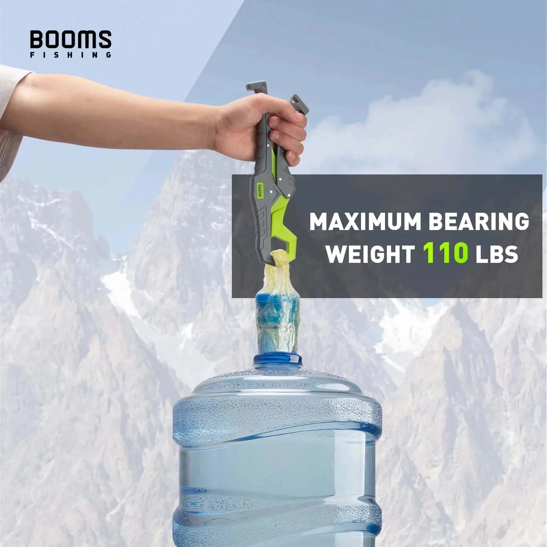 Booms Fishing G05 Fish Gripper Glass Fiber with Lanyard Anti-Rust