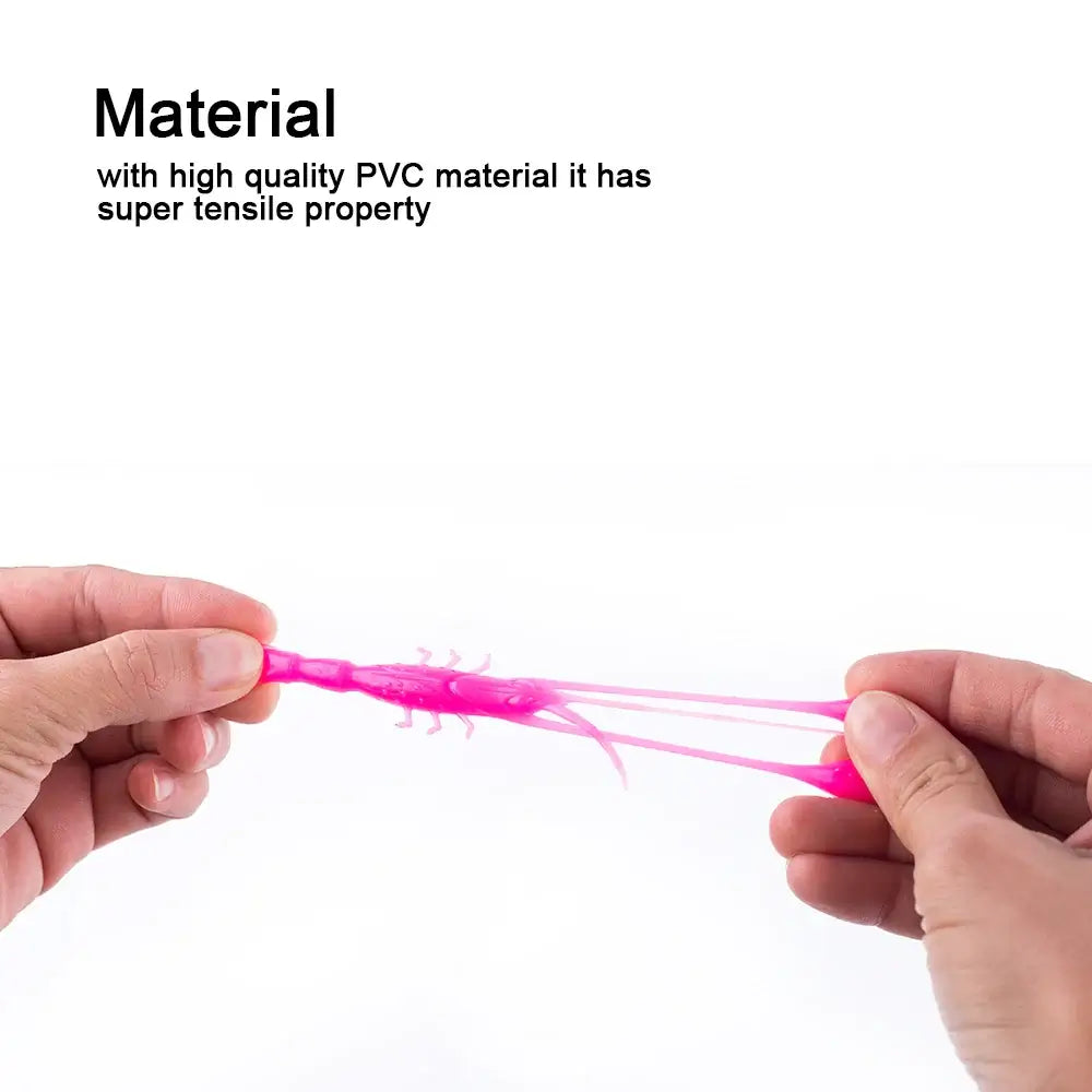 floating silicone shrimp lures