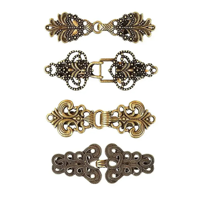 Set Vintage Sweater Duck Clip Cape Cloak Fastener for Dress Shirt Cardigan Shawl Collar Clasp Back Cinch Clip for Women Clothing