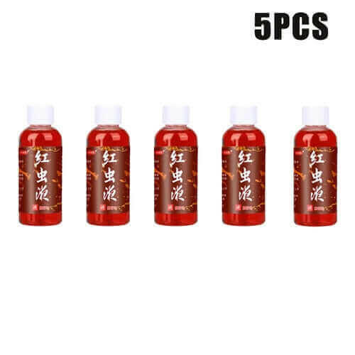 60ML Liquid Blood Worm Flavor Bait Additive Concentrated Red Worm
