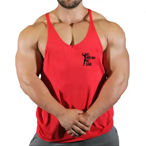 Brand Vest Muscle Sleeveless Singlets Fashion Workout Sports Shirt