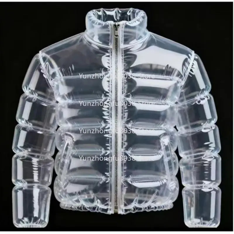 Beer-Filled Jacket Funny Transparent Beer-Drinking Jacket Hilarious Gag Gifts for Pools Parties Festivals Carnivals