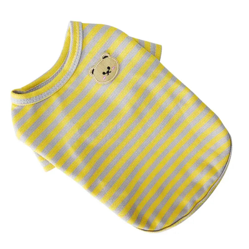 Cute Summer Dog Clothes for Small Breeds - Bear Print