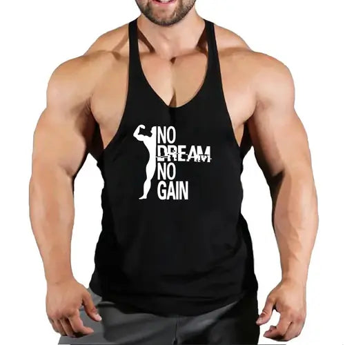 Brand Vest Muscle Sleeveless Singlets Fashion Workout Sports Shirt