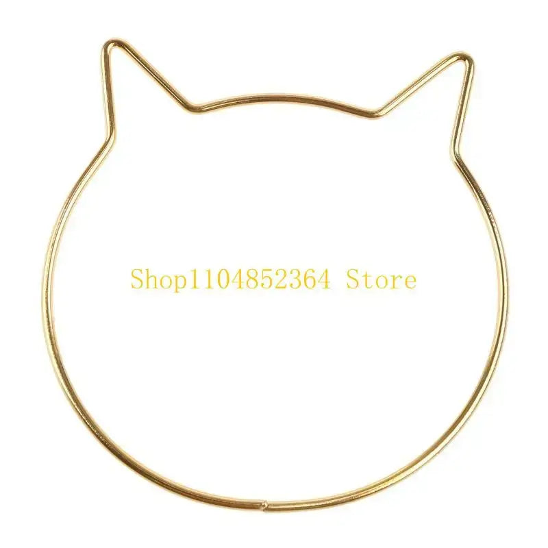 652F Dream Catcher Metal Hoops Irregular Cloud Animal DIY Macrame Iron Ring