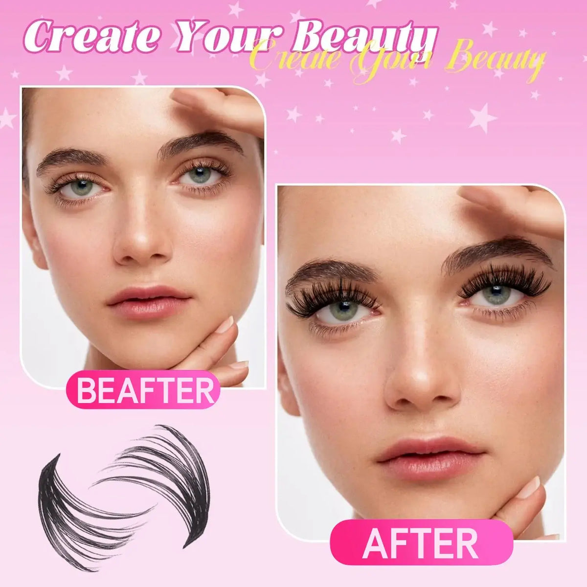 Cluster Lashes Kit – 320 / 600 / 790pcs | Mix-and-Match Lengths | Daily & Party Glam | DIY False Lashes