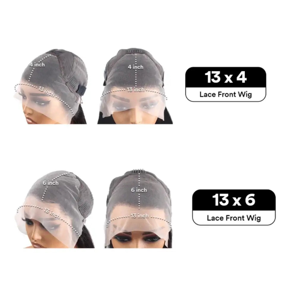 Neddie 250 Density 13x6 HD Transparent Body Wave Lace Frontal Human Hair Wigs For Women Brazilian 13x4 Lace Front Wig 30 40 Inch