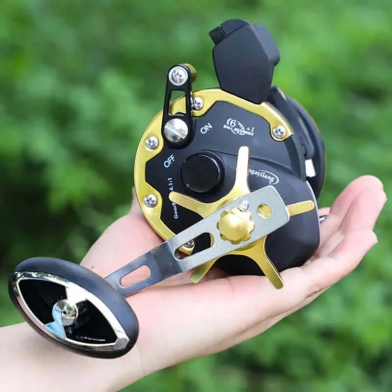 Sougayilang Saltwater Fishing Reels Cast Drum Wheel Trolling Casting