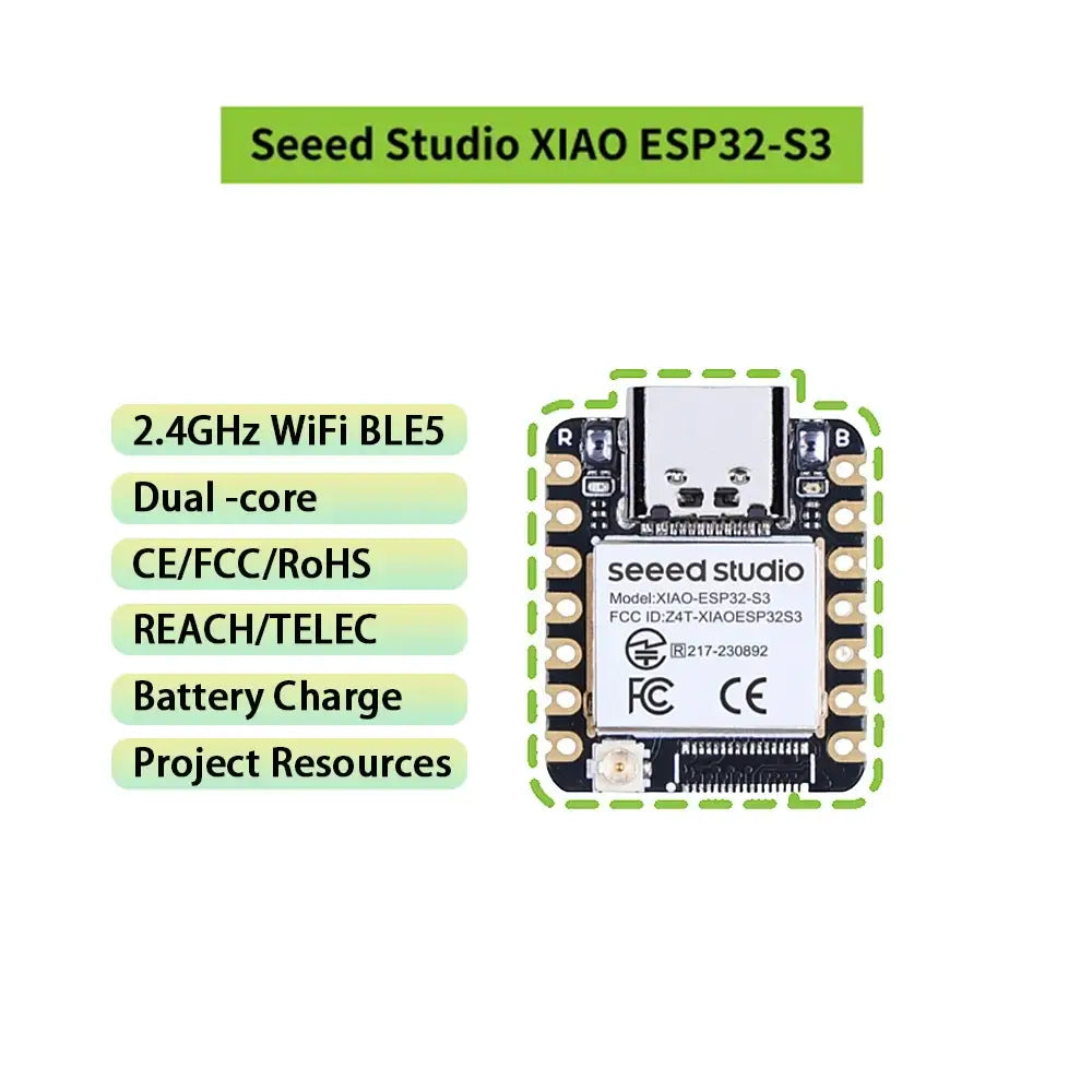 seeed studio XIAO ESP32-C3/C6/S3 optional Mini Development Board Module 2.4GHz WiFi,BlE 5.0,for Arduino IoT Intelligent system
