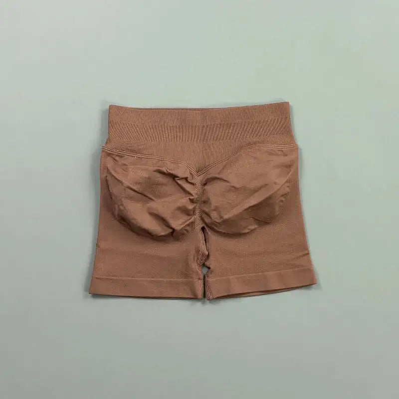 HISTELLO Women’s Seamless Scrunch Workout Shorts