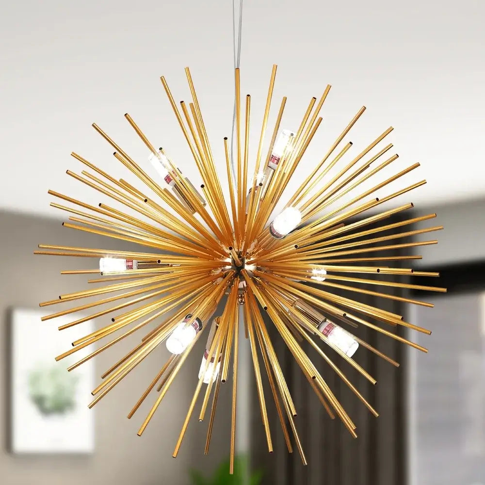 GreeLustr Gold Firework-Style LED Chandelier, 44 or 65 cm