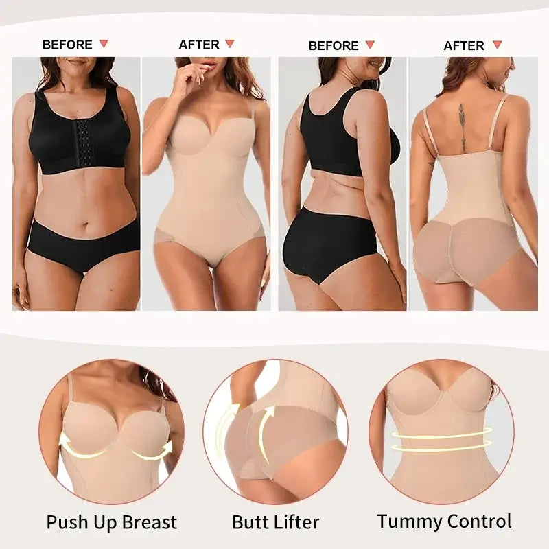 Waist Trainer Shapewear for Women | Tummy Control Bodysuit