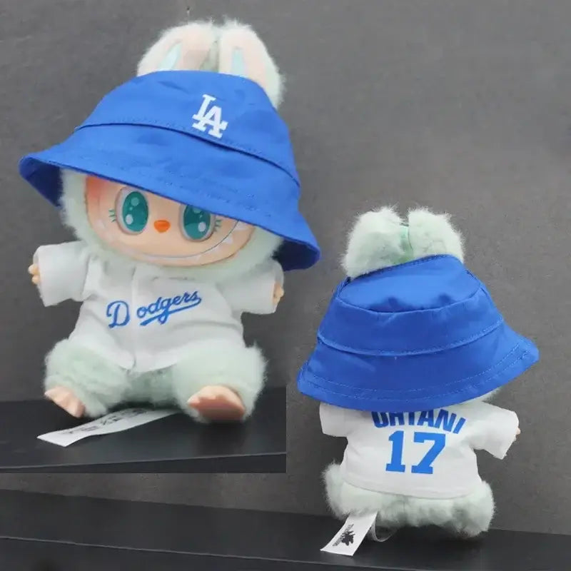 Labubu Doll Clothes - Baseball Outfit for 15/17cm Dolls