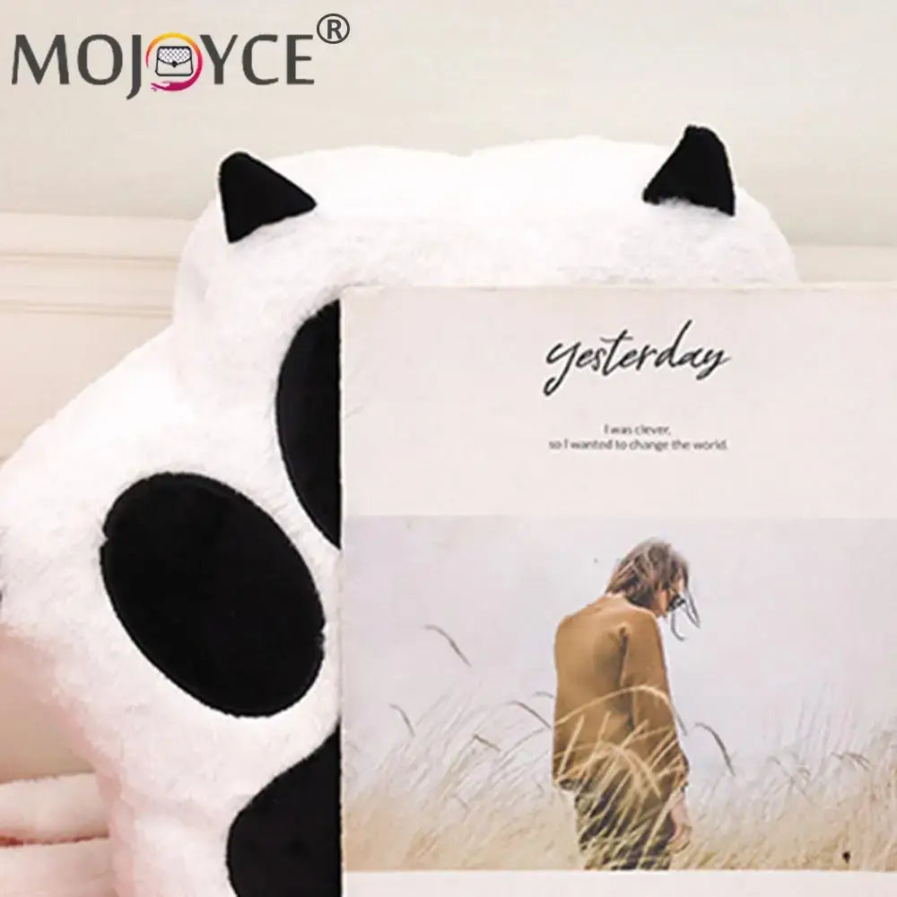 Cute Cat Paw Plush Backpack for Girls & Women