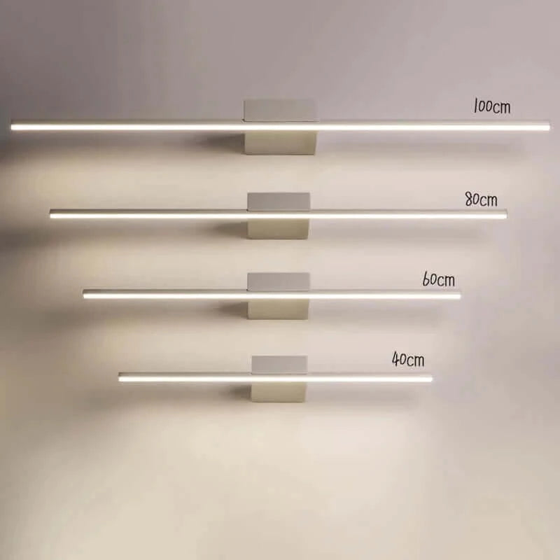 Modern minimalist led mirror light anti-fog wall light 0.4-1.2M