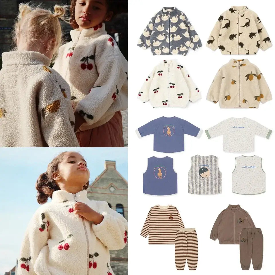 2024 Winter KS Baby Coat Autumn Baby Clothes Children&