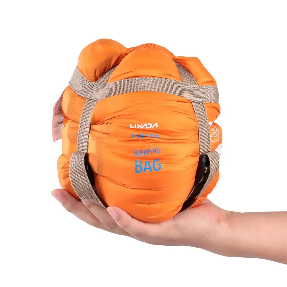LIXADA Envelope Sleeping Bag Adult Camping Outdoor Mini Walking beach Sleeping Bags Ultralight Travel Bag Spring Autumn