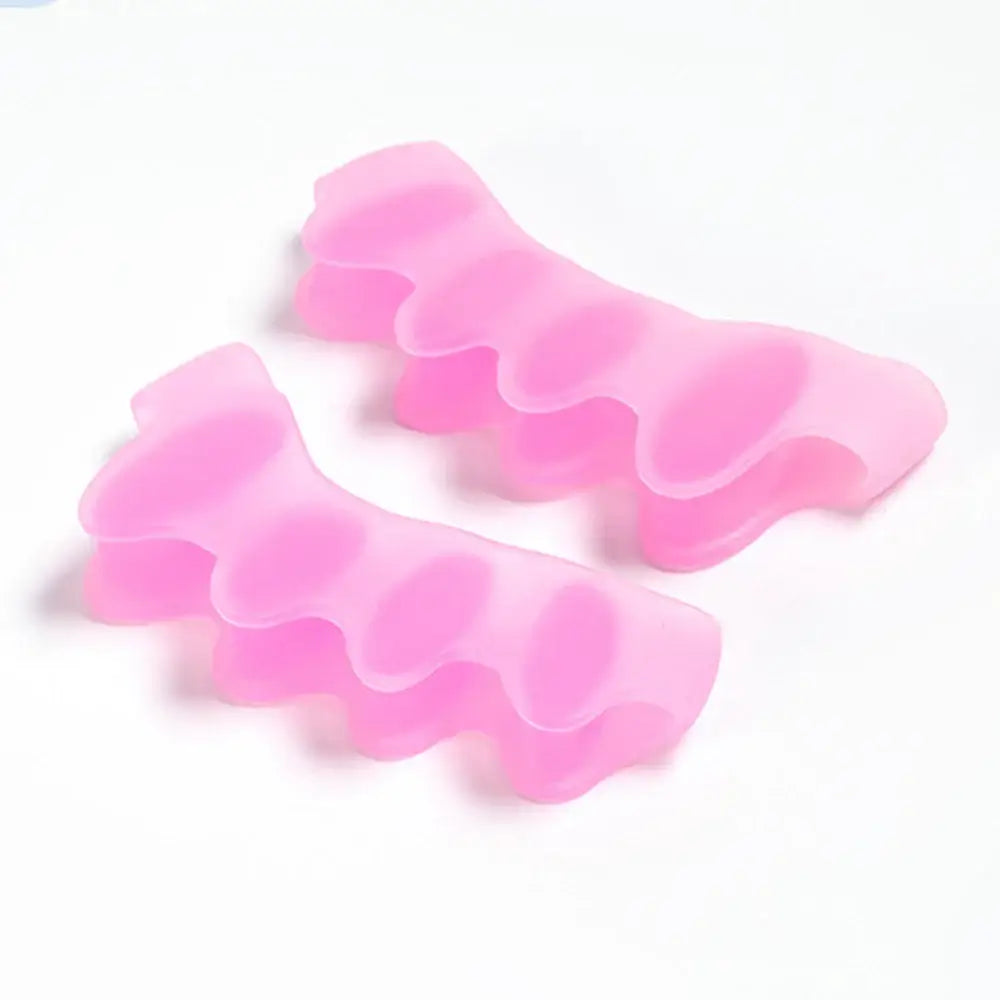 Gel Toe Spreaders Separator Silicone Bunion Correctors for Bent Claw Curved Toes Toe Straighteners for Women &Men Foot Care Tool
