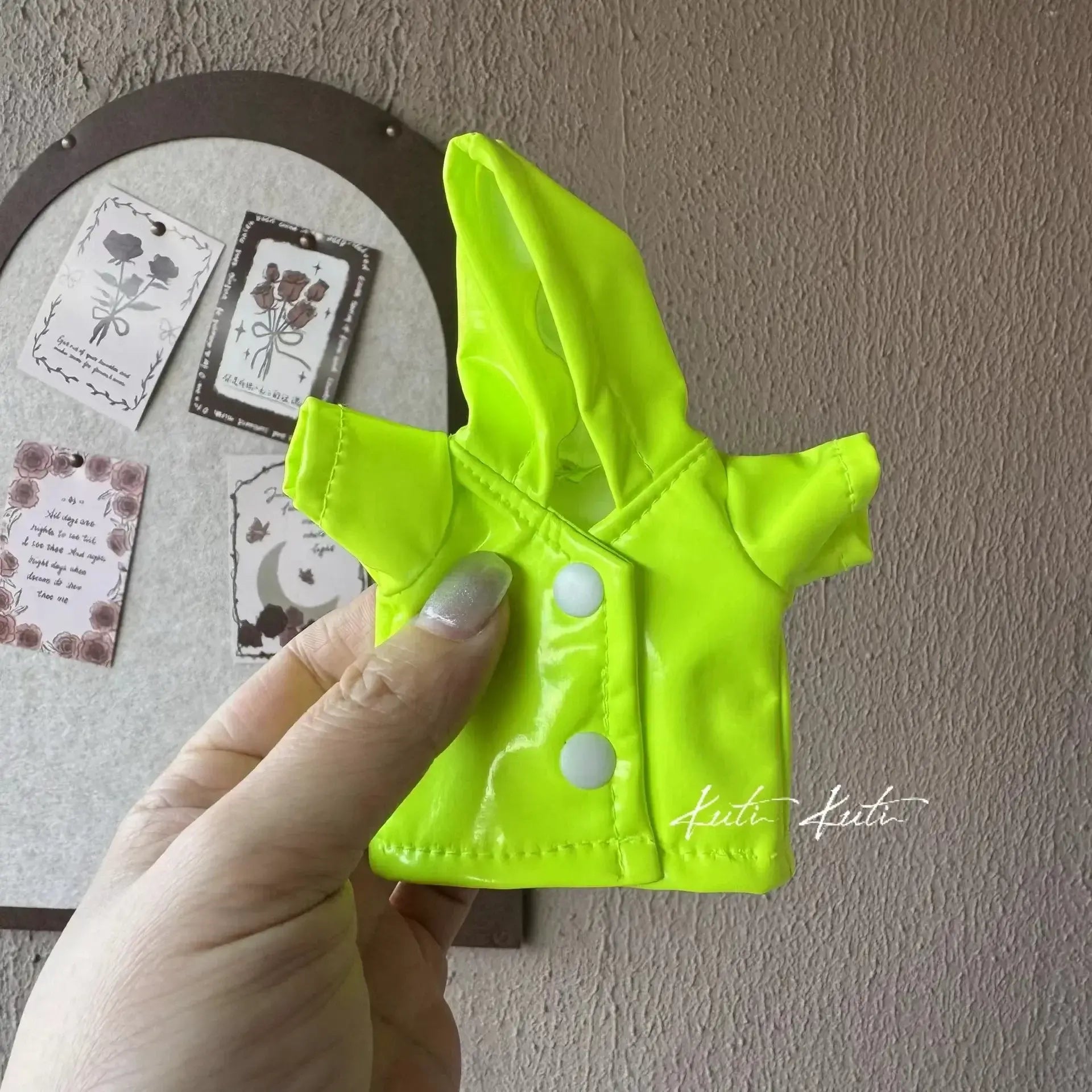 Labubu 3.0 Dolls Outfit: Cute Rain Coat & Shoes