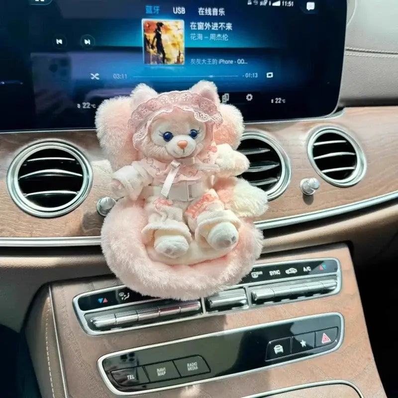 Labubu 15-17cm Doll Safety Seat - Cute Car Decor