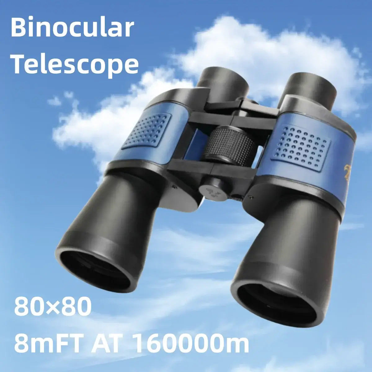 Powerful Camping Binoculars 16000m Long Range 80x80 HD High Power Telescope Tourism Binoculars Powerful Hunting Binoculars