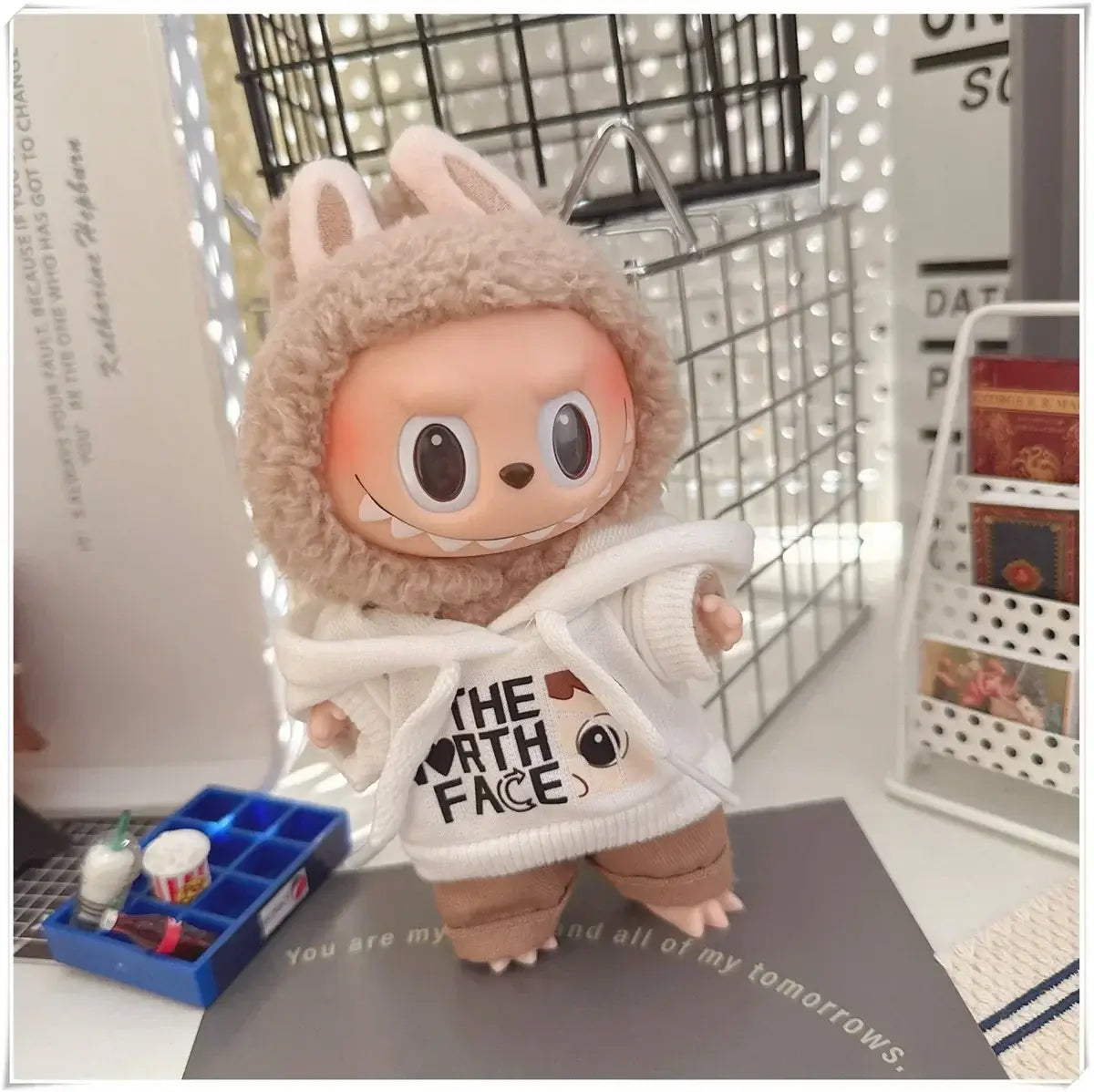 Labubu Doll Clothes Hoodie & Pants Set | 15/17cm Dolls