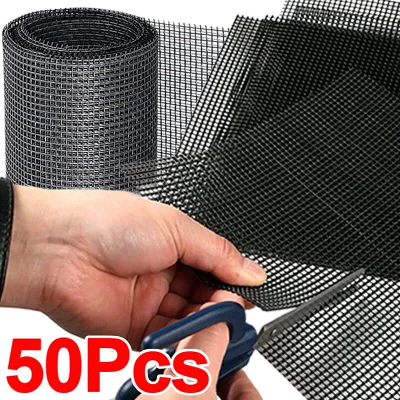 50/100Pc Flower Pot Hole Mesh Pad Bonsai Pot Bottom Grid Mat Bottom