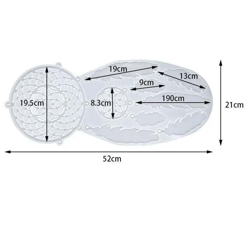 dream catcher silicone mold