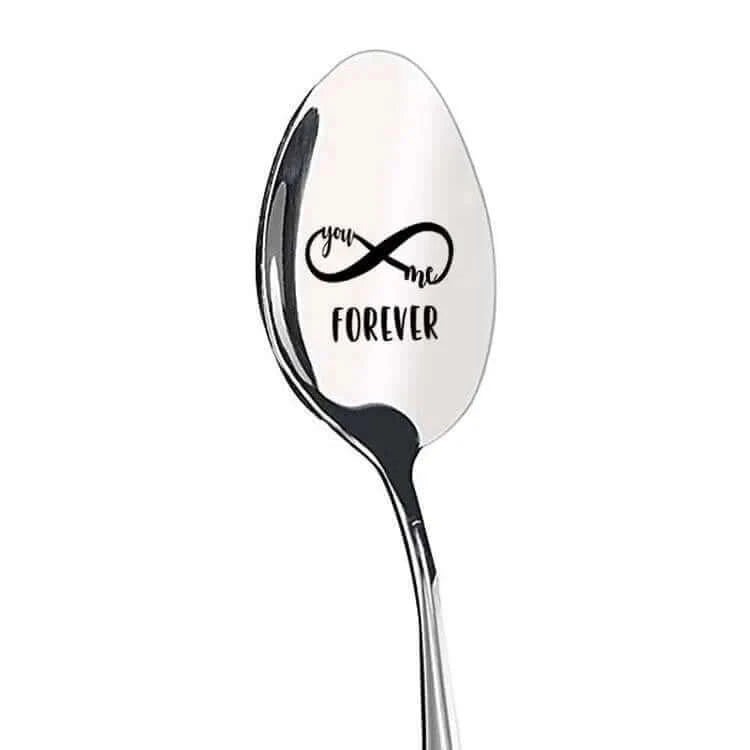 Valentines Day Gift Stainless Steel Milk Coffee Spoons Love Letter Wedding Souvenirs Anniversary Gift for Girlfriend Boyfriend