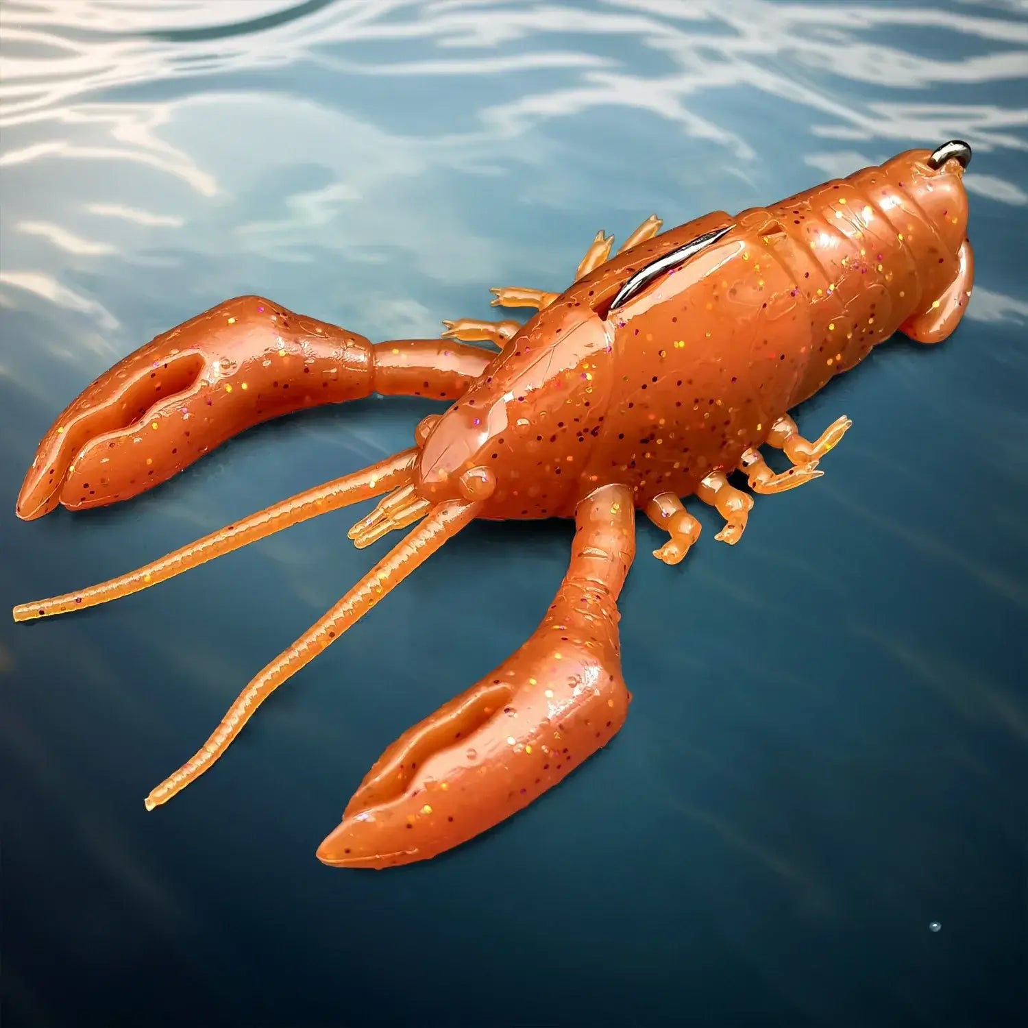 ANFS 1pc Realistic Soft Shrimp Lure-Artificial Bait for Saltwater and Freshwater Fishing, Perfect Fishing Gift for Angler