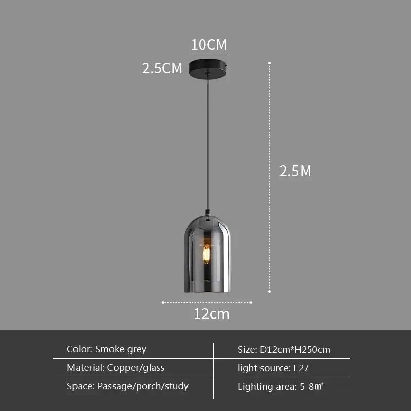 Modern Glass Globe Pendant & Ceiling Light