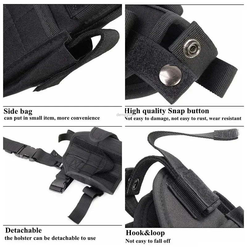 Nylon Drop-Leg Holster – Right- and Left-Hand Options