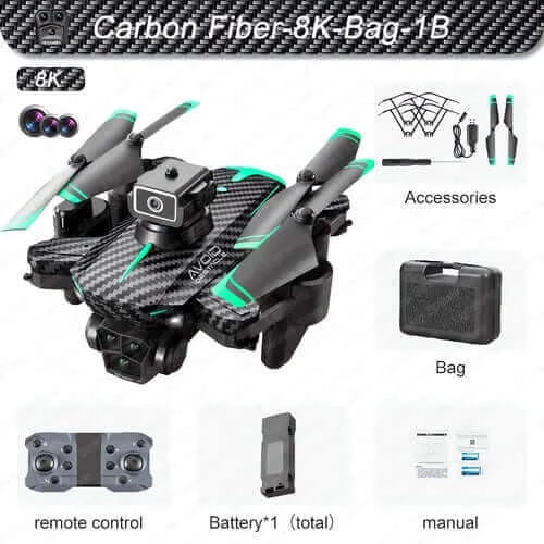 New KY605S RC Drone 8K Professinal With Three Camera Wide Angle